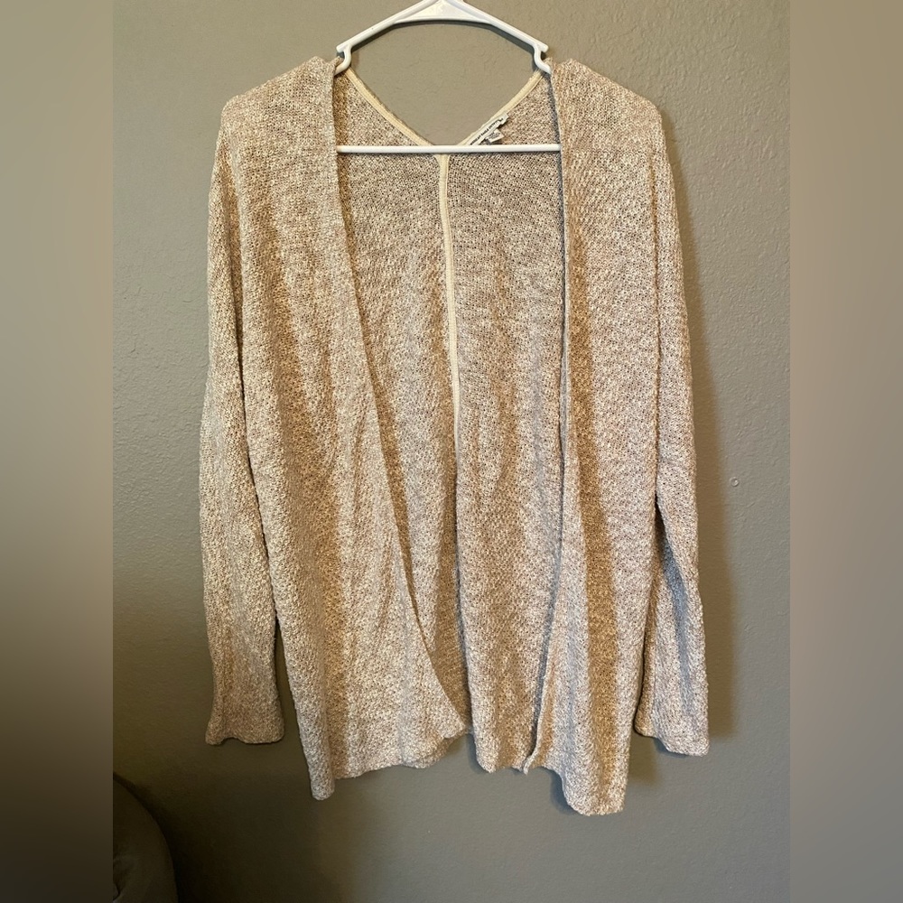 American Eagle Outfitters Beige/White Cardigan